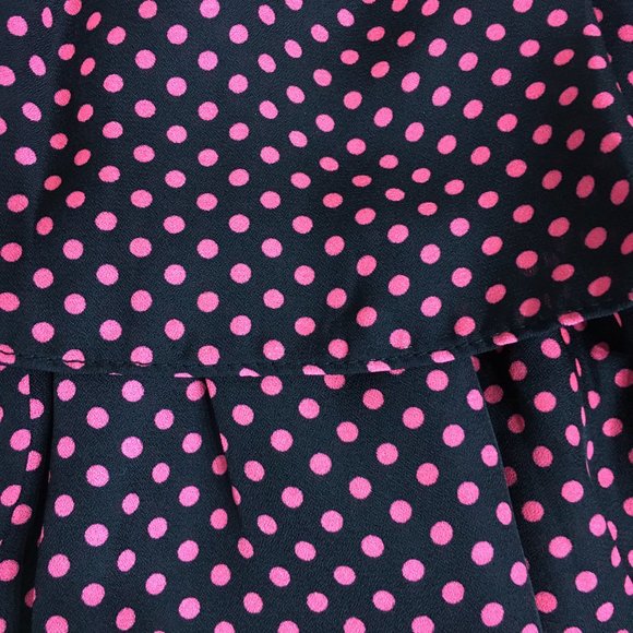 Little Girls Polka Dot Sleeveless Top - Picture 4 of 4